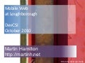 Mobile Web at Loughborough