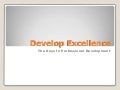 Develop Excellence