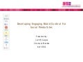 Developing engaging brand content for social media sites