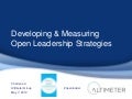 Developing & Measuring Open Leadership Strategies