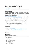 Learn a language : LISP