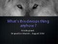 Devops for  drupal