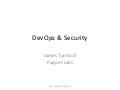 Security Loves DevOps: DevOpsDays Austin 2012