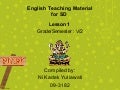 Media pembelajaran kelas V semester 2 speaking 