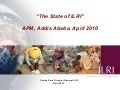 The State of ILRI