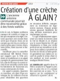 Création d&rsquo;une crèche à Glain ?