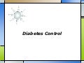 Diabetes control
