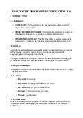Diagnostic des  tumeurs  médiastinales