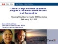 Climate Change and Health Adaptation Program for Northern First Nations and Inuit Communities 