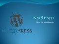 Diapositiva sobre word press