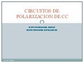 circuitos de polarizacion cc