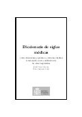 Diccionario de siglas médicas