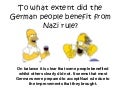Did Nazi Germany benefit under Hitler?