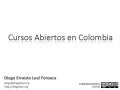 Cursos abiertos en Colombia