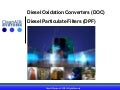 Diesel Oxidation Converters And Particulate Filters