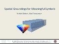 Spatial Groundings for Meaningful Symbols