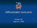 Differentiated Instruction 2