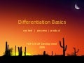 Differentiation Basics