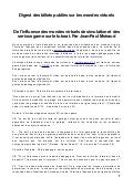 Digest billets