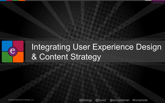 How to Integrate User Experience and Content Strategy