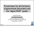 Digital FDLP Louisiana GODORT 2012 slides+notes