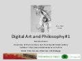 Digital Art and Philosophy #1