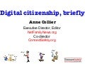 Digital citizenship, briefly