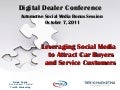 Digital Dealer Social Media Bonus Session