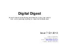 Middle East Digital Digest Q1 2013