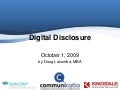 Digital Disclosure