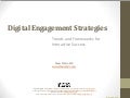 Digital Engagement Strategies