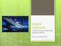 Digital literacies   summarizing and reporting
