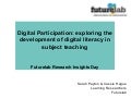 Digital literacy and digital participation #FLRI