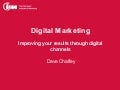 Digital Marketing - CIM Annual Conference Presentation