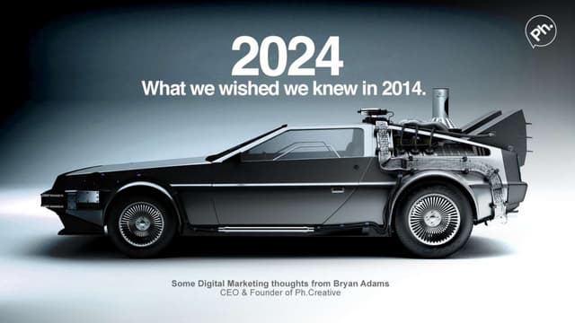 2024: What we wished we knew in 2014 