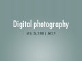 Digital Photography basics