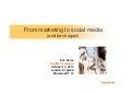 From Marketing to Social Media (and back again)