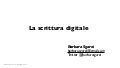 Digital writing