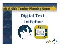 DigiTXT: eBooks, iPods and Early Elementary