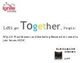 Let&rsquo;s get Together People: IGNITE UPA 2012