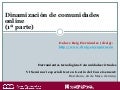 Herramientas Dinamización Comunidades Online