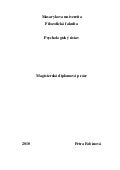 Biblioterapie - v souvislostech života s vědomím smrti