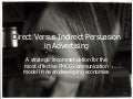 Direct versus Indirect Advertising