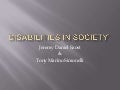 Disabilities in society
