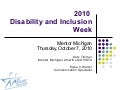 Disability and inclusion Resources for Mentoring Programs