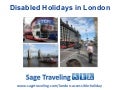 Disabled Holidays in London