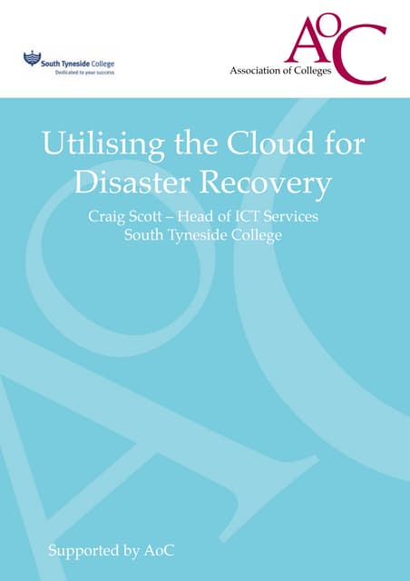 Disaster recovery toolkit final version