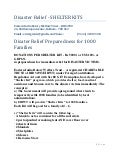 Disaster Relief Kits: SUNIL KOHLI