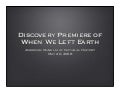 Discoveryprimiere