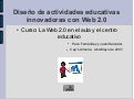 Diseño de actividades educativas con Web 2.0